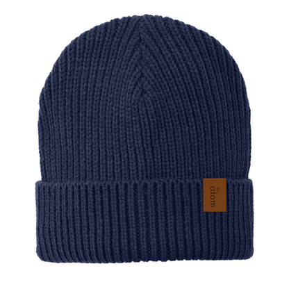 The Atom Engraved and Stiched Pinch tag Beanie - c908 Watch Beanie