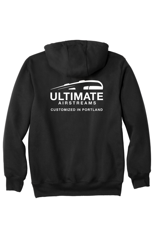 Ultimate Airstream Printed Carhartt Rain Defender Hoodie - Black CT100615