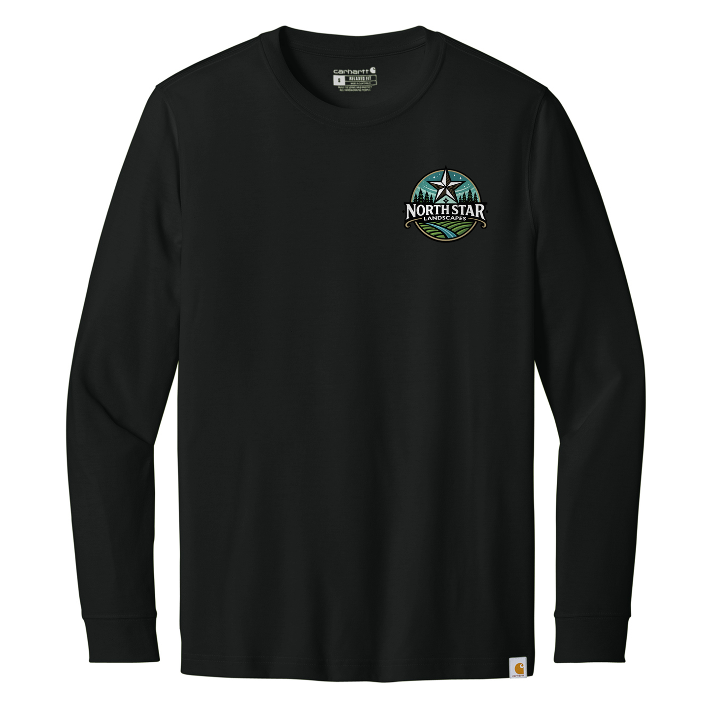 North Star Landscape Longsleeve Tshirt - CT106921 Black