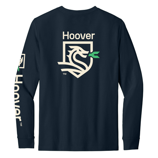Hoover Lumber Printed Carhartt Long Sleeve Tshirt - Navy CT106921