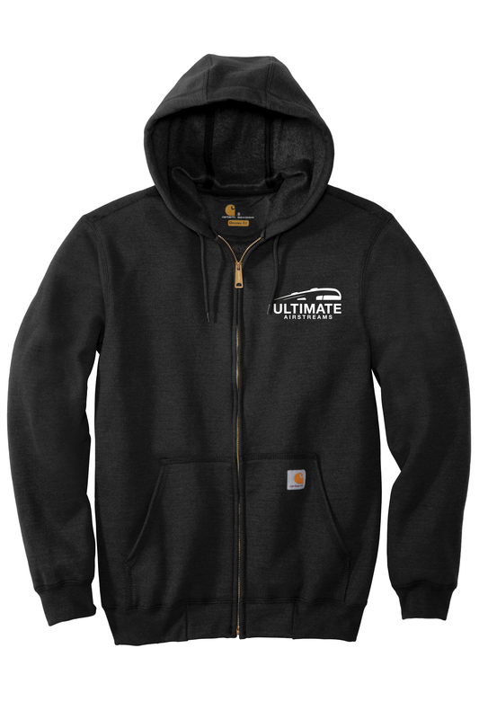 Ultimate Airstream Printed Carhartt Zipup Hoodie - Black CTK122