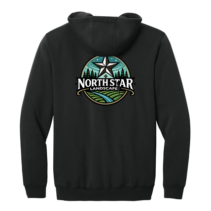 North Star Landscape Printed Carhartt Midweight zip hoodie - CTK122 Black