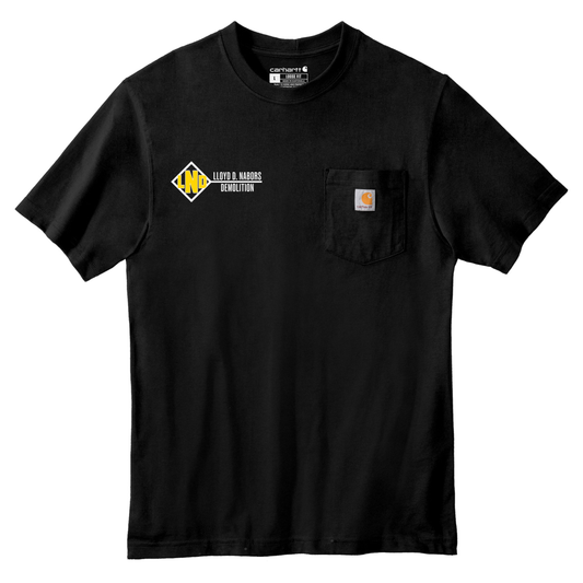 Nabors Construction Printed Carhartt Tshirt - Black CTK87