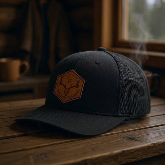 Chasin Tailz Diamond Logo Leather Patch Hat - Richardson 112