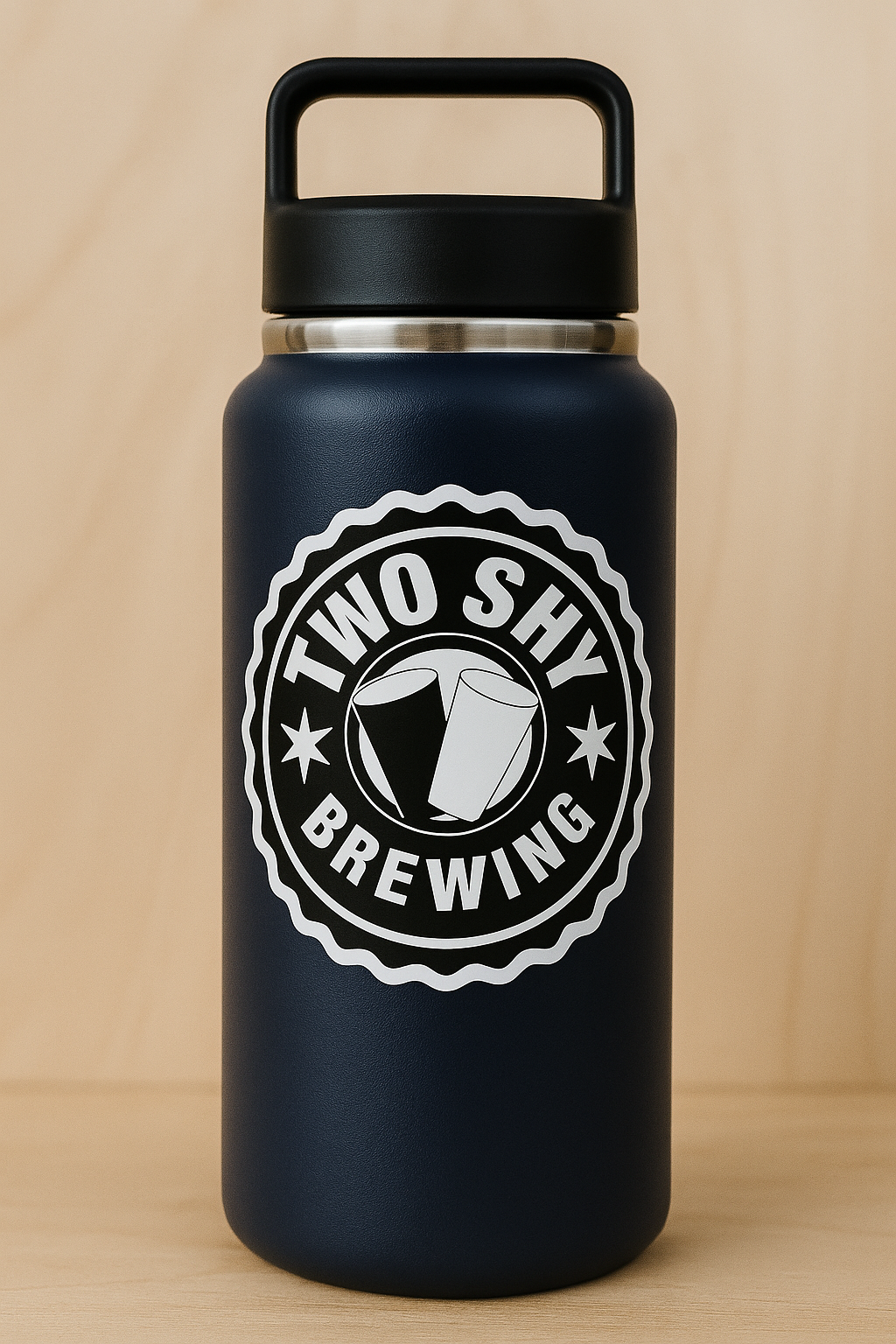 Two Shy Brewing Decals 4in x 4in
