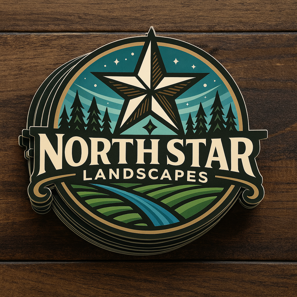North Star Landscape Decals 4in x 4in