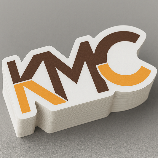 KMC Die Cut Decals 4.5 x 1.85
