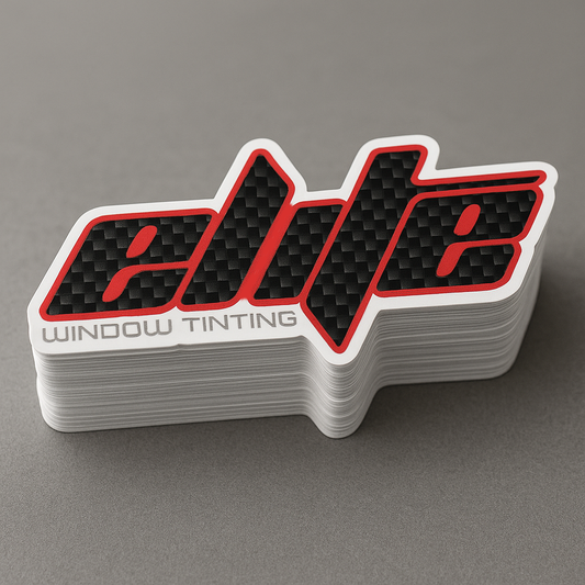 Elite Window Tint Die Cut Decals 4.5in x 1.85