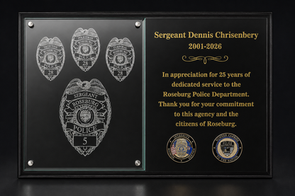 Retirement Plaque 12x18 Double Layer Plaque - Custom Build