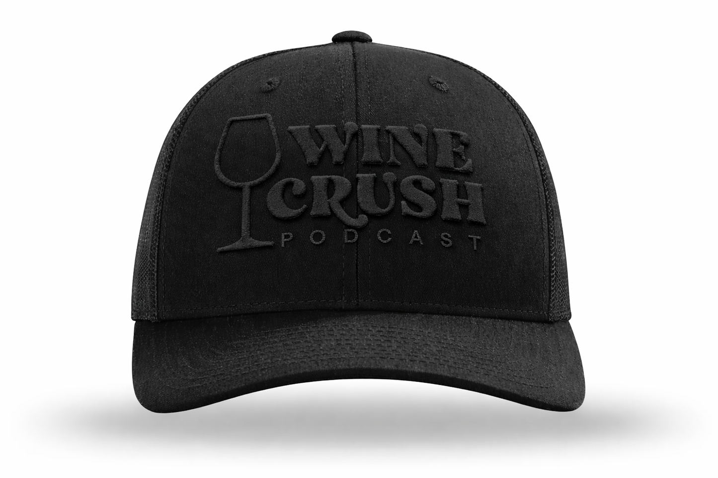 Wine Crush Podcast Trucker Hats - Puff Embroidery