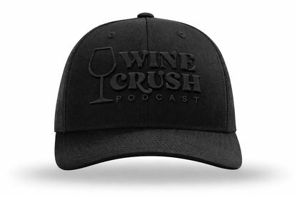 Wine Crush Podcast Trucker Hats - Puff Embroidery