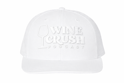 Wine Crush Podcast Trucker Hats - Puff Embroidery