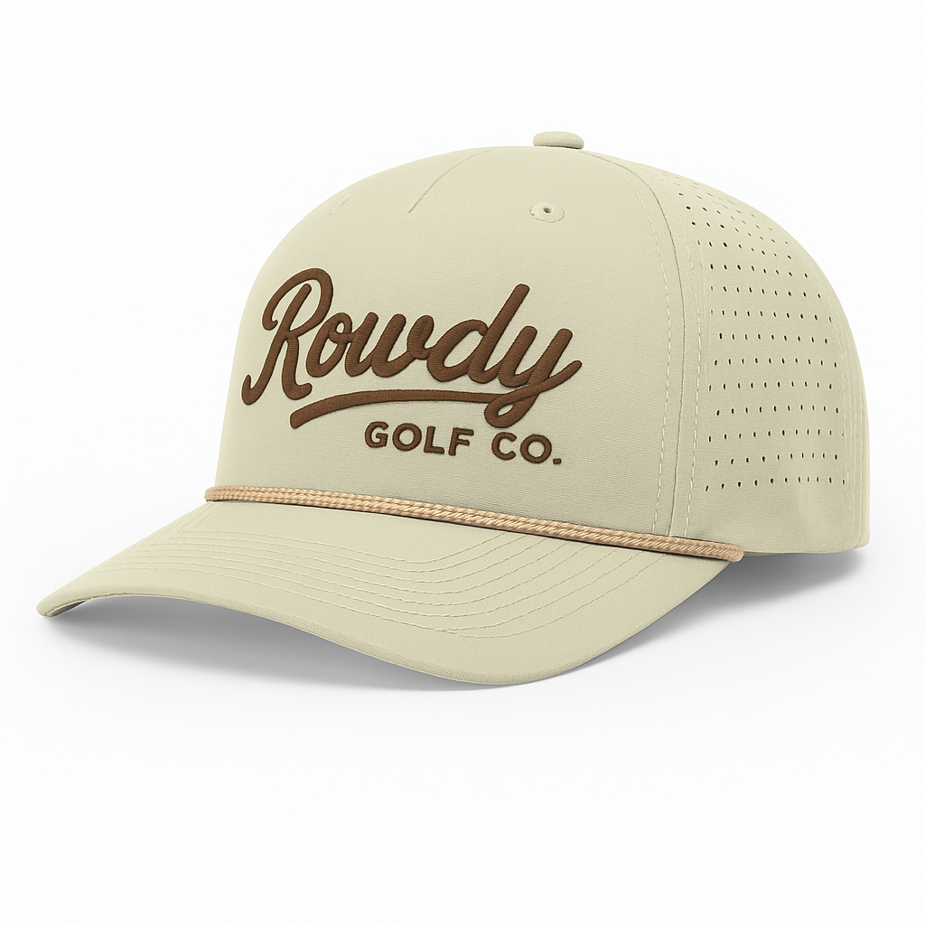 Rowdy Golf Embroidered Rope Hat - Richardson 355