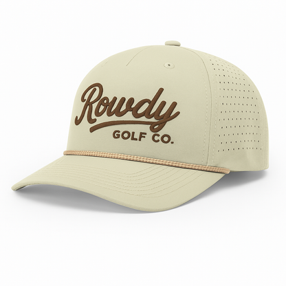 Rowdy Golf Embroidered Rope Hat - Richardson 355
