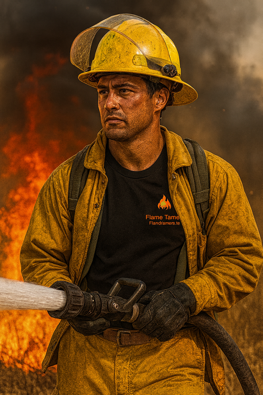 Flame Tamers Tri-Blend Tee Tshirt - PC330