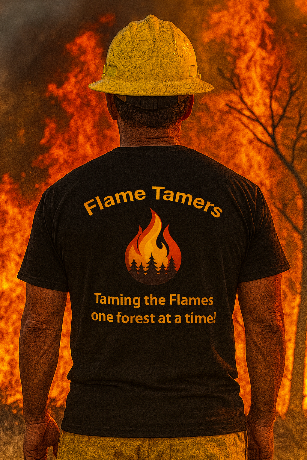 Flame Tamers Tri-Blend Tee Tshirt - PC330