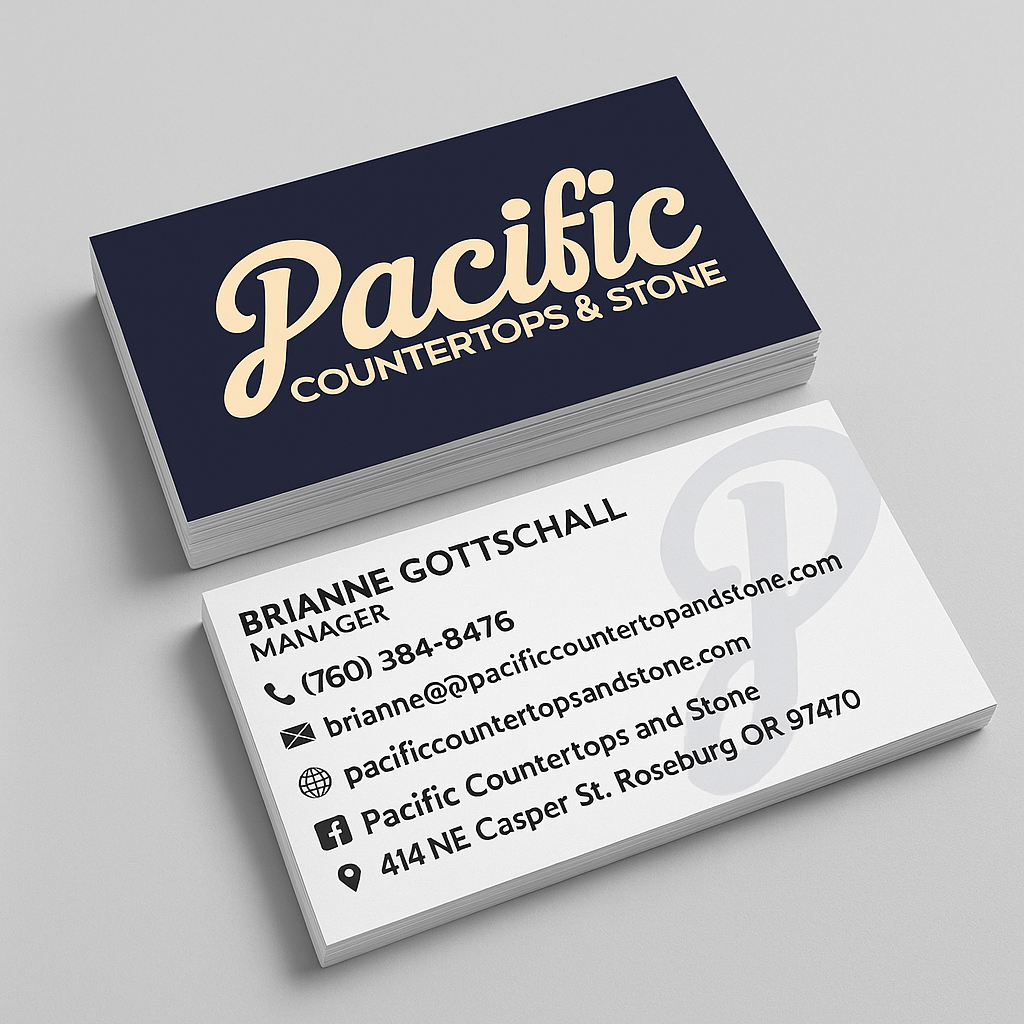 Pacific Countertops Business Cards