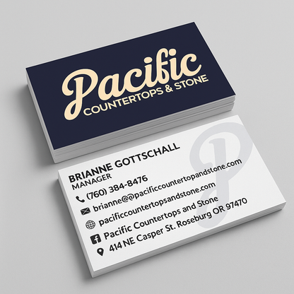 Pacific Countertops Business Cards