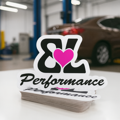 BL Performance Die Cut Wide Decals 4in" x 2in"