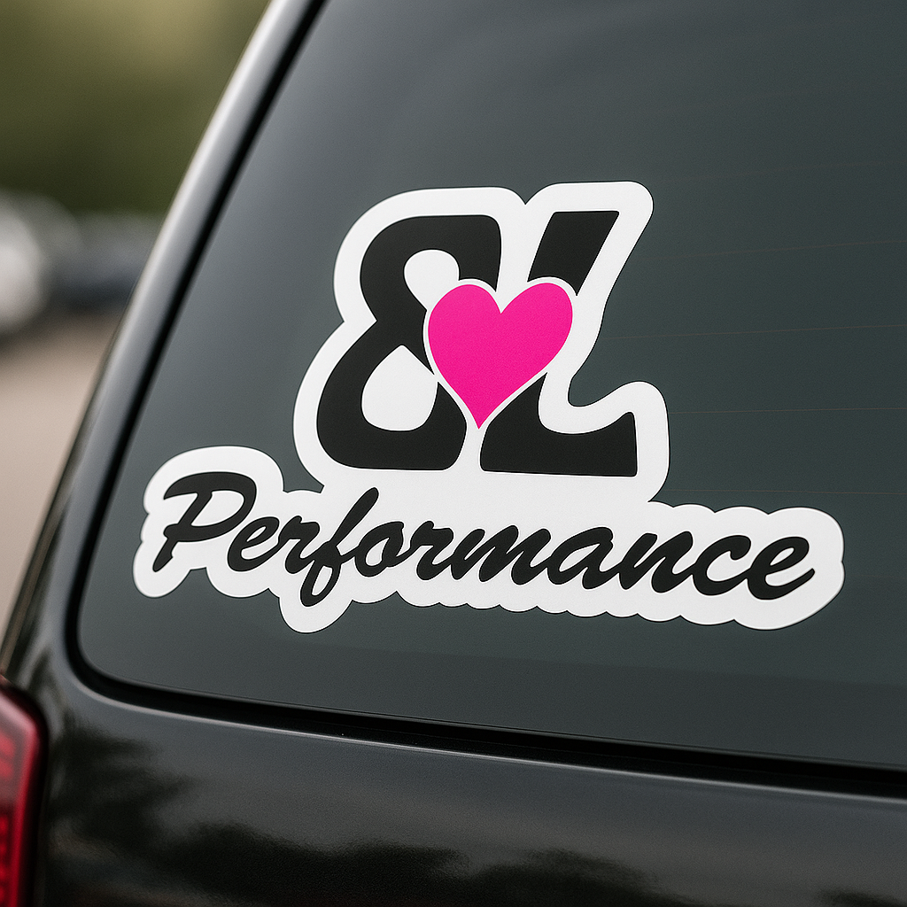 BL Performance Die Cut Wide Decals 4in" x 2in"