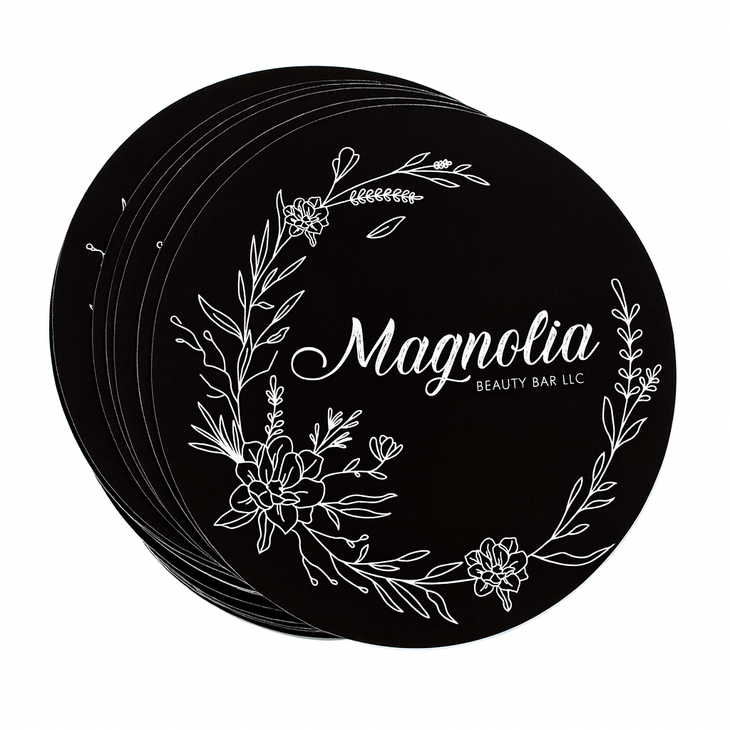 Magnolia Beauty Bar Die Cut Decals 3.5 x3.5