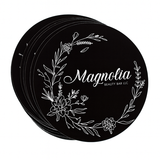 Magnolia Beauty Bar Die Cut Decals 3.5 x3.5