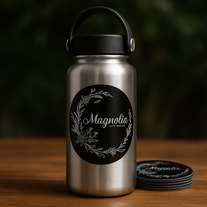 Magnolia Beauty Bar Die Cut Decals 3.5 x3.5