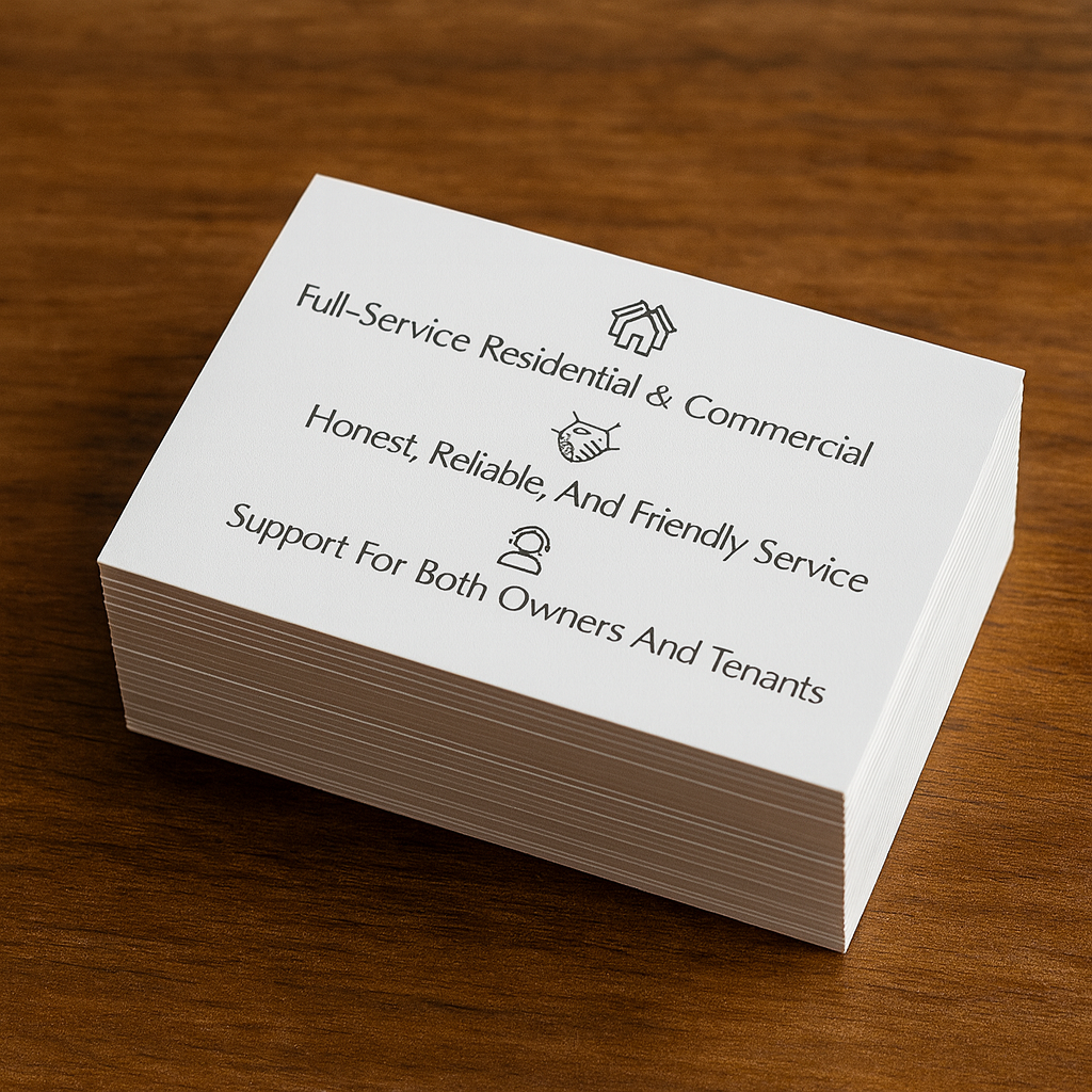 Centerpointe Property Management Contact us Business Cards