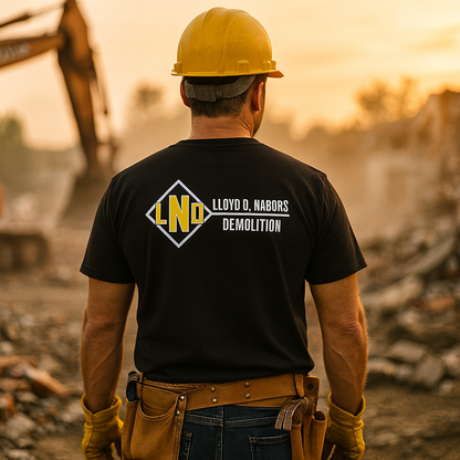 Nabors Printed Next Level Tshirt - Black 6010