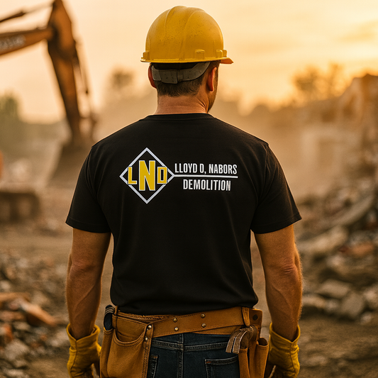 Nabors Printed Next Level Tshirt - Black 6010