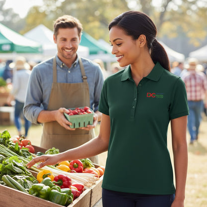 DC Co-op Ladies Polo - LK200 Dark Green