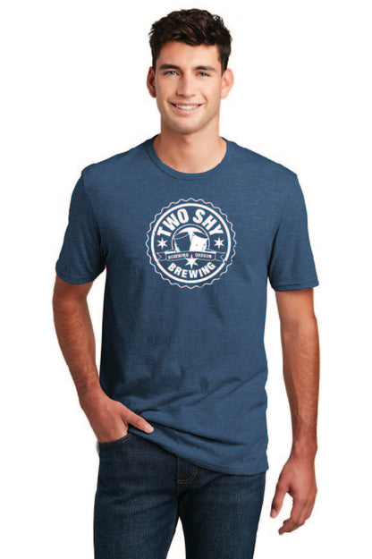Two Shy Men's TShirt -DM108 Deep Royal Fleck