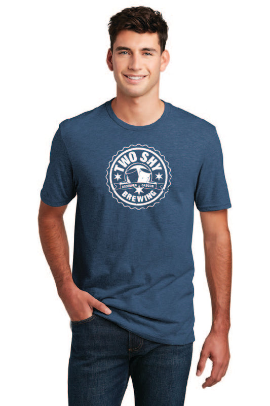 Two Shy Men's TShirt -DM108 Deep Royal Fleck