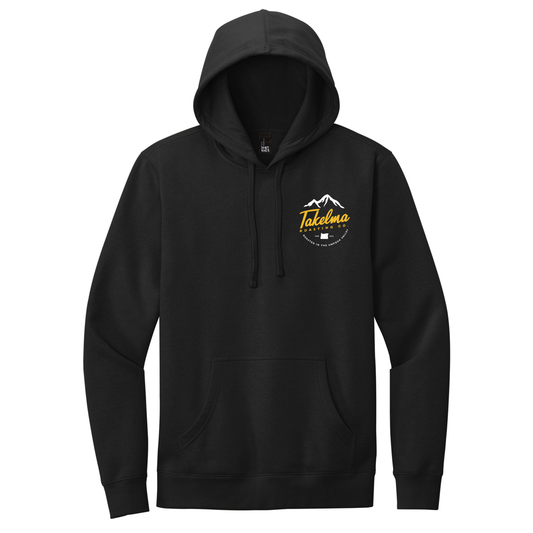 Takelma Mountain Printed Hoodie -  LC and Back DT6100 Black
