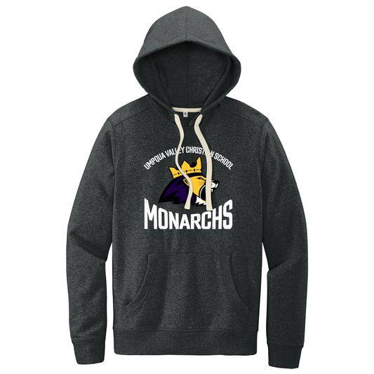 Umpqua Valley Christian School Lion Printed Hoodie- Charcoal Heather DT8100