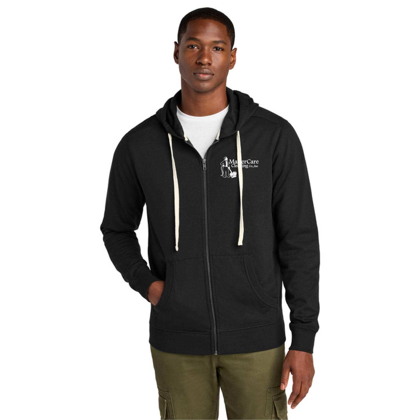 MasterCare Cleaning Men's Full Zip Hoodie - DT8102 Black
