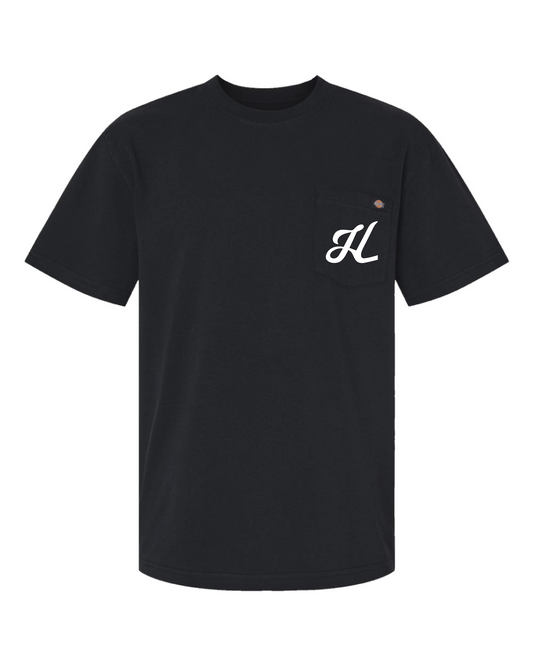 Hallmans Men's Dickies Pocket TShirt - WS50-D Black