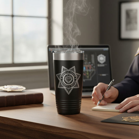 Douglas County Sheriff Badge 20oz Tumbler
