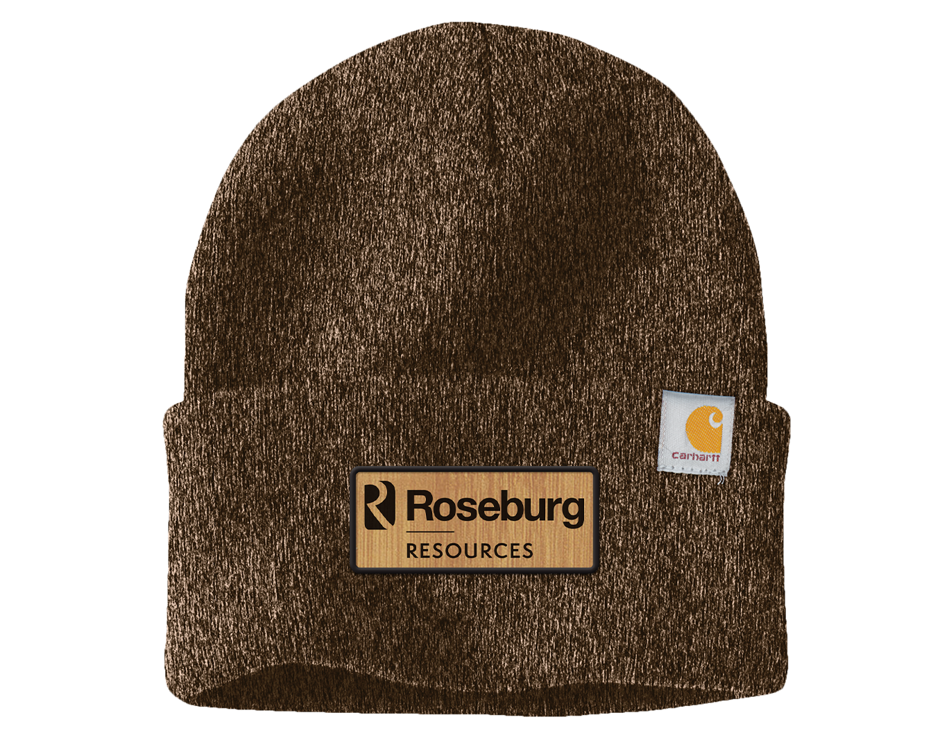 Roseburg Resources Logo Embroidered Leather Patch Beanie - CT104597  Carhartt® Watch Cap 2.0