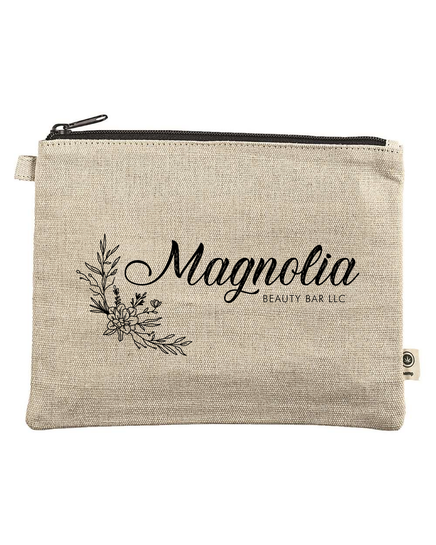 Magnolia Bar Hemp Pouch - EC8402 Natural