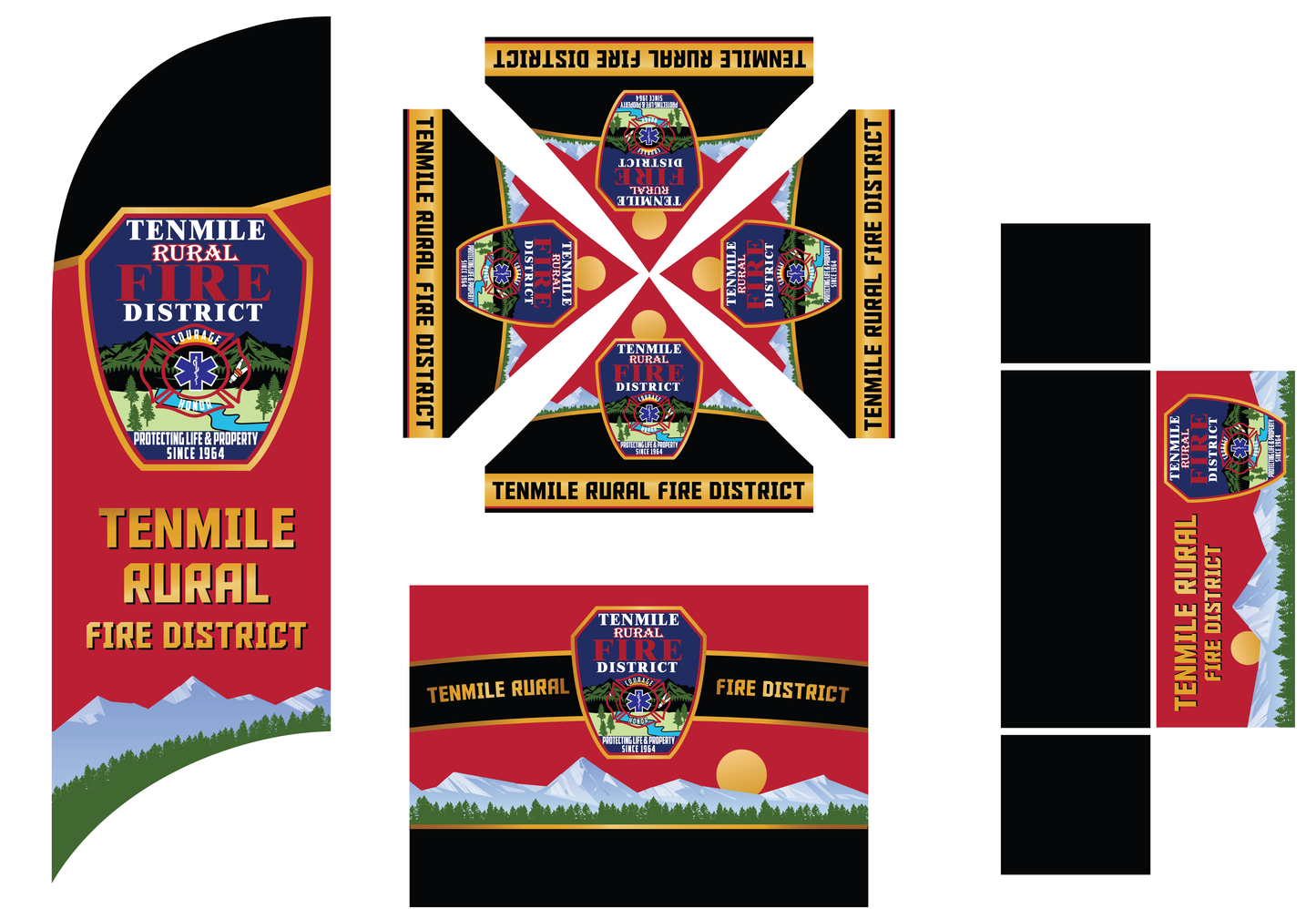 Ten Mile Fire Tent Package