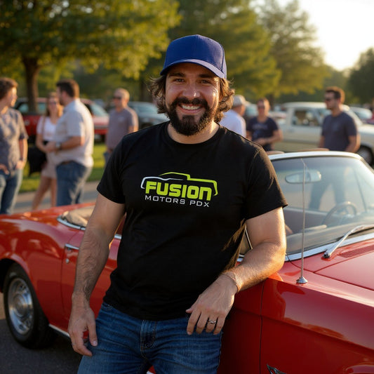 Fusion Motors Logo'd Shirt - 6410 Next Level Black