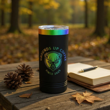 Grounds Up Coffee Logo 22oz Prism Skinny Tumbler