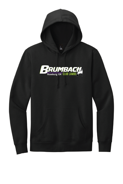 Brumbach Club Lambs Printed Hoodie- Black DT6100
