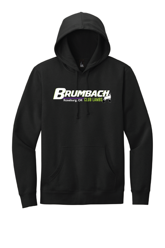 Brumbach Club Lambs Printed Hoodie- Black DT6100