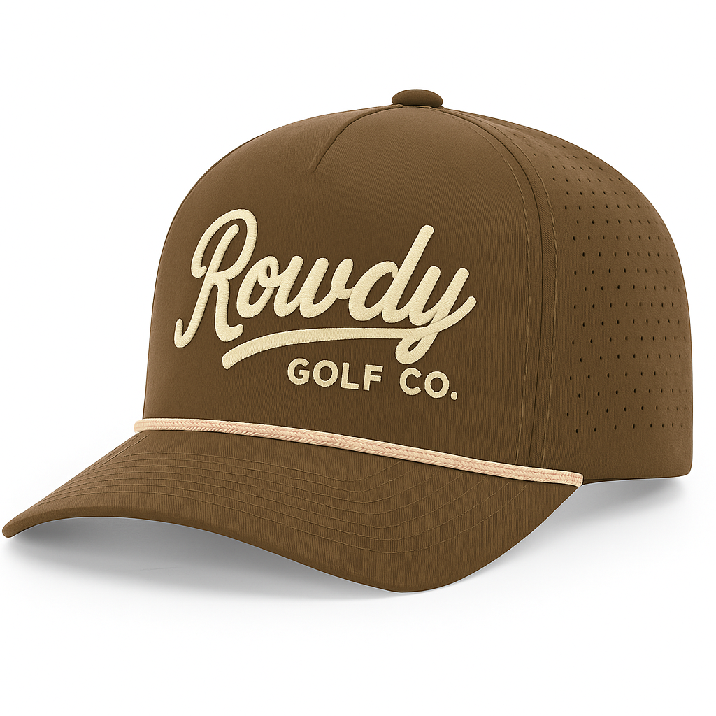 Rowdy Golf Embroidered Rope Hat - Richardson 355