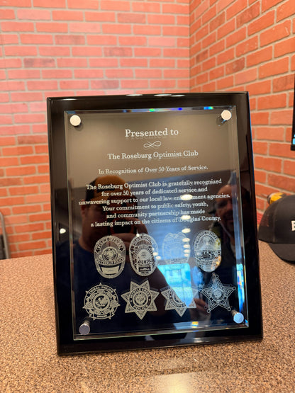 Optimist Club Plaque 10x13 Double Layer Plaque - FPG21113