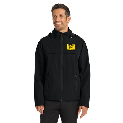 Oregon Lacrosse Officials Association Logo Rain Jacket - Black J333 Torrent Waterproof Jacket