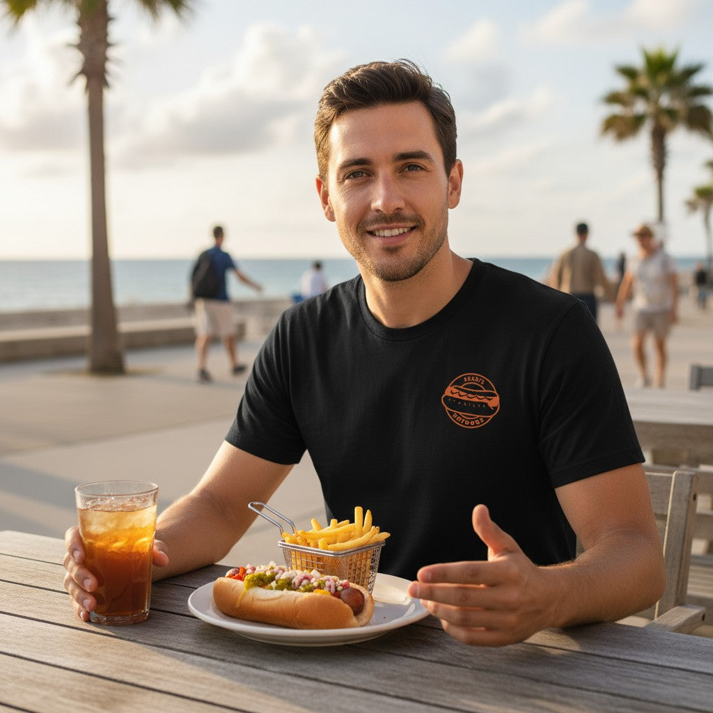 Jime's Hotdogs Men's TShirt - DT6000 Black