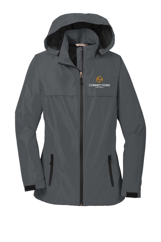 Connections Case Management Ladies Jacket -L333 Magnet Gray